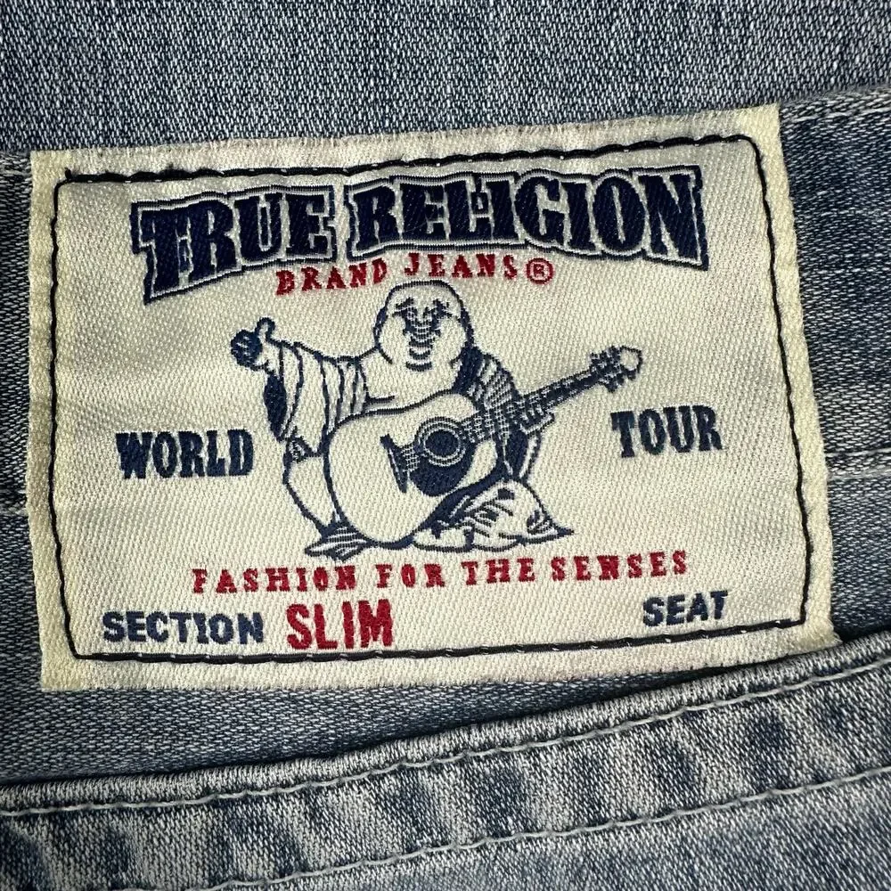 True Religion Geno Slim Naturaline Jeans Men's 42